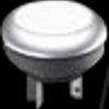 1.15.210.121/2200 Pushbutton, Lumotast 16, 1NO, aperture: Translucent white