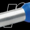 47718 Bootlace ferrule, 16.0 mm², blue