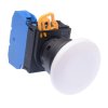 YW1B-M4E10W White 22mm Mushroom Momentary Push Button Switch NO IP65 IDEC