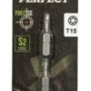 Końcówka bit 1/4” - blister Torx T15x25mm (2szt) STALCO PERFECT S-66371