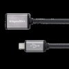 1m USB A Female - Micro USB Male Cable - Kruger&Matz