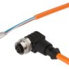 Vk20r321, Kabel Połączeniowy, 2M, M12 Żeński 4Pin Kątowy, Końcówka Wolna,...