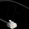 80369 Patch cable Cat.6 UTP Ultra Slim 0.3 m black