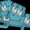 3093200000 Multi-tier terminal block S2T SNAP IN, 2.5 mm², blue