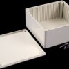 ABS enclosure, (L x W x H) 120 x 120 x 59 mm, light gray (RAL 7035), IP54, 1591USGY