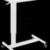 17.02.1549 Workstation, movable, height adjustable, white