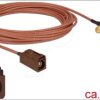 89683 HF cable, FAKRA F socket > SMA socket, 90°, 5m