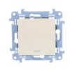 Simon 10 Łącznik schodowy z podświetleniem LED 10AX kremowy CW6L.01/41