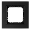 SONATA PRESTIGE Ramka 1 pojedyncza szklana 4 mm czarne szkło szronione + ramka czarna R-1RGC/79/33 OSPEL