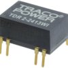 DC converter, 18-75 VDC, 2 W, 1 output, 15 VDC, 82 % efficiency, TDR 2-4813WI