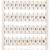 Marker card for terminal block plug, 793-502