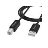 Złącze USB A/B wt-wt 2m (np.do drukarki) Wozinsky WKDDY3S