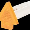 1.69.507.157/1402 Indicator, 230 V, neon bulb, 10 mm, arrow-shaped, yellow