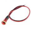 Red LED Prewired 8mm Panel Indicator 220V