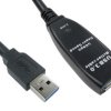 Kabel USB Złącze A USB A Złącze B USB A dł. 5m Przewód przedłużający USB USB 3.0