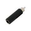 PRZEJŚCIÓWKA WTYK RCA GNIAZDO JACK 6,3 PLASTIK ADAPTER ZŁĄCZE