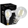 Żarówka dekoracyjna DARI LED Filament 8W, E27, 4000K, 1055lm, 230V, CLEAR G80, EDO777634 EDO