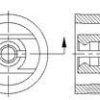 Sleeve seal, round, Ø 15 mm, (H) 10 mm, black, for pushbutton switch, 1825069-1