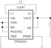High efficiency Buck-Boost Converter with 1.8A Current Switches in 3x3 QFN
