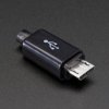 USB DIY Slim Connector Shell - MicroB Plug