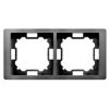 SIMON BASIC NEOS Ramka 2 podwójna uniwersalna tytanowa hydrografika BMRC2/052 KONTAKT SIMON