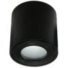 Oprawa Sufitowa Ermetico-O-Bb Czarna Szczotkowana Okrągła 1Xgu10 Natynkowa...