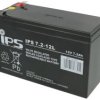 Akumulator; kwasowy bezobsługowy AGM; IPS 7,2-12L; 12V; 7,2Ah; 151x65x94(100)mm; konektor 6,3 mm; IPS; 2,2kg; 6÷9 lat