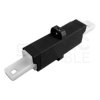 Adapter światłowodowy FO MM simplex E2000/UPC-E2000/UPC czarny PFOT