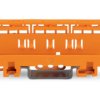 Adapter montażowy seria 221, 4 mm2 do montażu śrubowego na szynie TS 35 pomarańczowy 221-500 WAGO