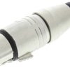 Adapter AV Żeńskie XLR (1) na Męskie RCA (1)