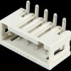 734-165 Print pin header, mini, RM 3.5, angled, 5-pin