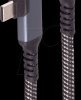 BS14-75014 Sync and charging cable, 90° USB-C, 100 W, textile, 1.0 m