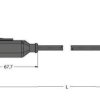 Turck 100000457 Kabel połączeniowy czujnika/aktuatora DT04-6P-A-2/TXL, piny: 6, 2 m, 1 szt.