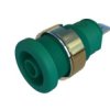 Gniazdo bananowe Żeński Wypustka typ Gniazdo bananowe Zielony 25A Hirschmann Test & Measurement rozmiar 4 mm