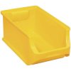 Allit 456214 Stack Viewing Boxes Storage Bin 205x150x355mm Yellow