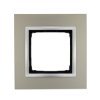 Ramka pojedyncza metalowa satynowy blask DRN1/79 Kontakt Simon54 Nature
