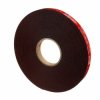 Taśma piankowa VHB LVO grubość 0.6 mm szerokość 12mm 3M Czarny długość 33 m
