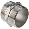 Złączka rurowa ze stali nierdzewnej gwint 1 2cal RS PRO gwint 2 2cal Sześciokątne Złączka wkrętna sześciokątna Z gwintem