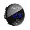 Woltomierz niebieski LED 5-48V; wyłącznik hermetyk