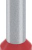 Insulated wire end ferrule, 10 mm², 28 mm/18 mm long, NFC 63-023, red, 2100037