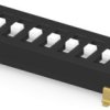DIP switche, 9 pole, straight, 0.025 A/24 VDC, 2319747-4