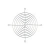 Metalowa osłona wentylatora 120x120 mm Ø4,9mm