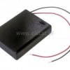 Koszyk na 4 baterie AAA 1.5V z pokrywką, wyłącznik