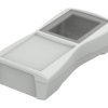 BOPLA BS 504 DIS-7035 (82504235) - obudowa z ABS z oknem wyświetlacza i pojemnikiem na baterie (140,3 x 72,9 x 31,3 mm)