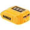 Adapter 2x USB A do ładowania małych urządzeń XR 10,8V / 14,4V / 18V DCB090 DeWALT