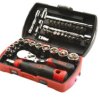 Zestaw nasadek rozmiar napędu 1/4 in elementy: 39 SAM Standardowy typ napędu Kwadrat