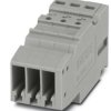 COMBI jack, push-in connection, 0.14-4.0 mm², 3 pole, 24 A, 6 kV, gray, 3000657