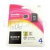 Karta pamięci SONY micro SD / SDHC 4GB klasa 4 z adapterem