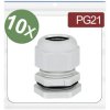 Quadrios 24CA397 Cable gland PG21 Polyamide Grey 10 pcs