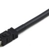 Connection cable, 0.5 m, plug straight to open end, 0.129 mm², AWG 26, 2-2205130-1
